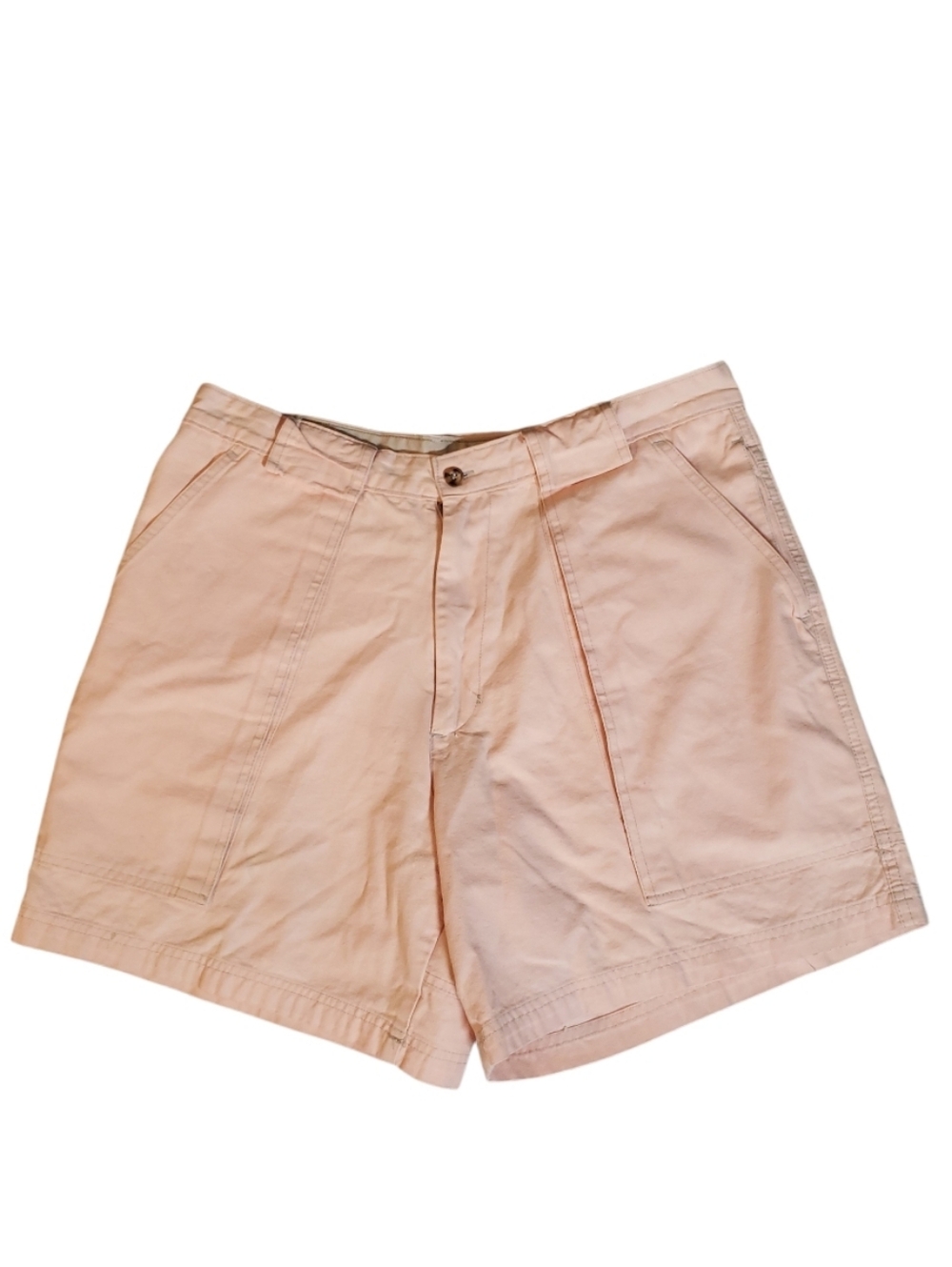 Men's Light Salmon Vintage Duxbak Cargo Chino 36"  Casual Shorts Preppy Coastal
